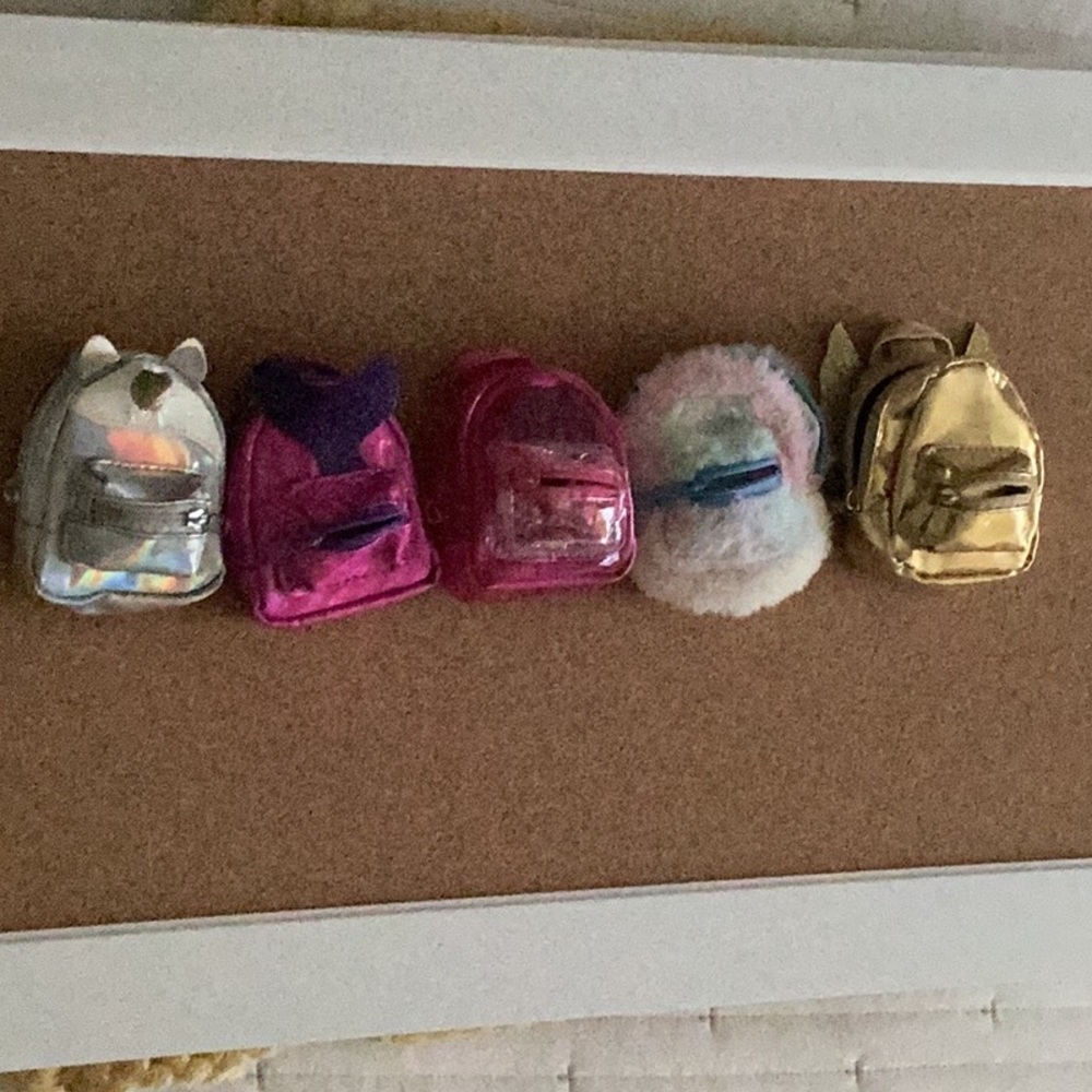 5 pk Doll Backpacks